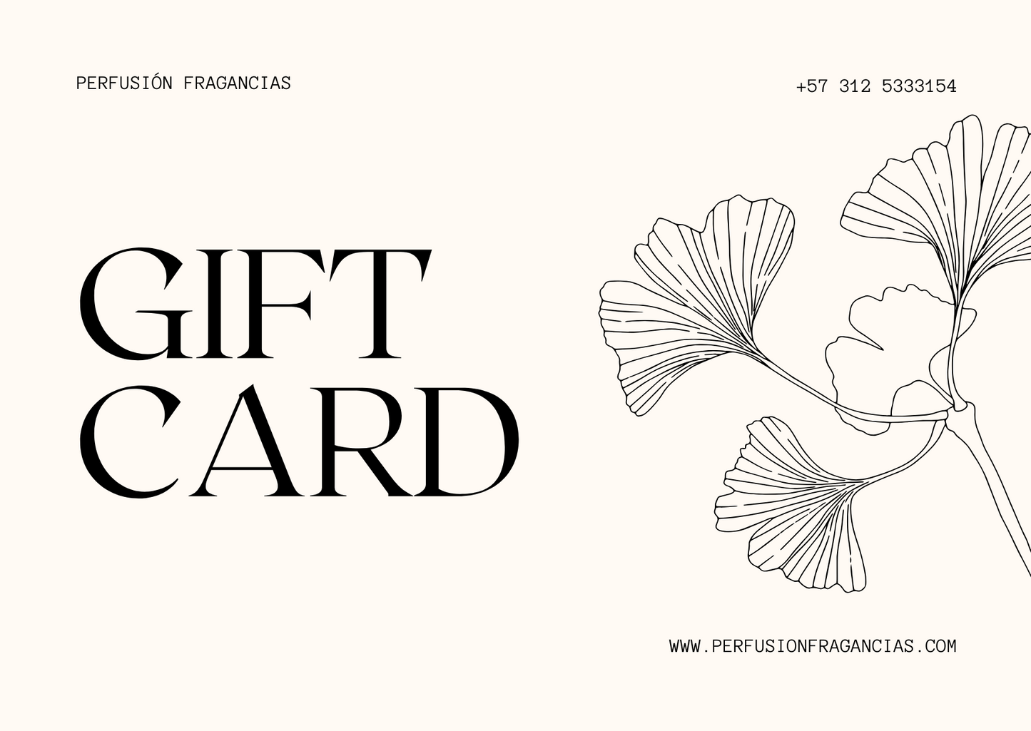 Perfusion Gift Card
