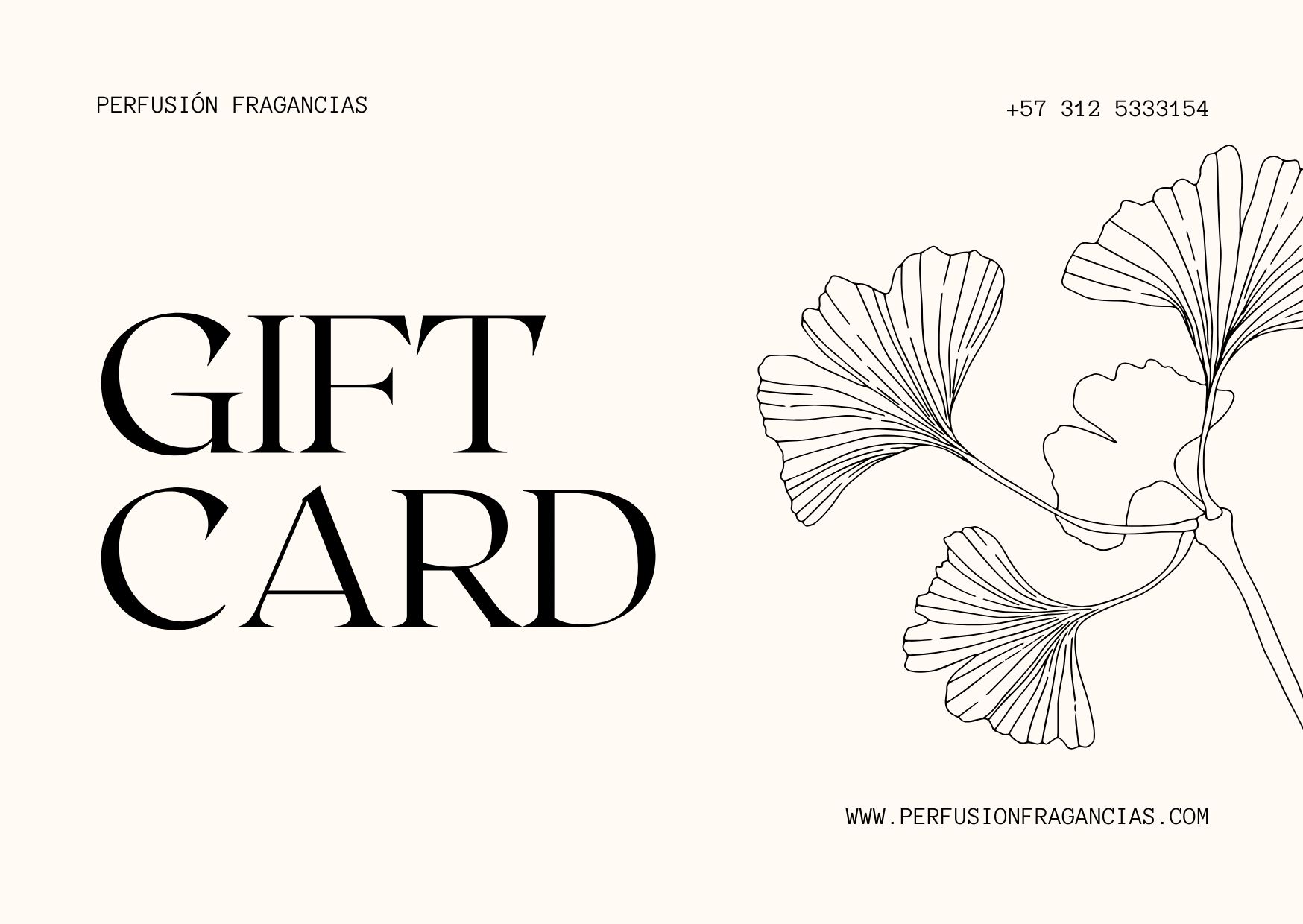 Perfusion Gift Card